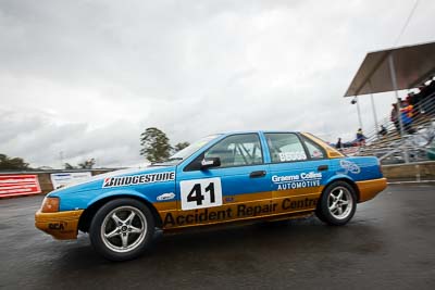 41;29-May-2010;Australia;Ford-Falcon-EA;Gary-Beggs;Morgan-Park-Raceway;QLD;Queensland;Saloon-Cars;Warwick;auto;clouds;motorsport;racing;sky;wide-angle