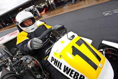 17;29-May-2010;Australia;Morgan-Park-Raceway;Phil-Webb;QLD;Queensland;Stockman-MR2;Superkarts;Warwick;auto;cockpit;motorsport;paddock;portrait;racing;wide-angle