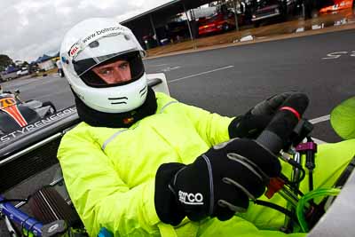 46;29-May-2010;Australia;Bob-Fullerton;Morgan-Park-Raceway;PRP-Raider;QLD;Queensland;Superkarts;Warwick;auto;cockpit;motorsport;paddock;portrait;racing;wide-angle