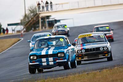 9;29-May-2010;Australia;Ford-Escort-Mk-I;Improved-Production;John-Womersley;Morgan-Park-Raceway;QLD;Queensland;Warwick;auto;motorsport;racing;super-telephoto