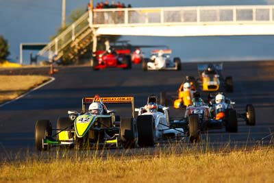 42;29-May-2010;Australia;Ben-Gersekowski;Dalara-F303;Morgan-Park-Raceway;QLD;Queensland;Racing-Cars;Topshot;Warwick;afternoon;auto;motorsport;racing;super-telephoto