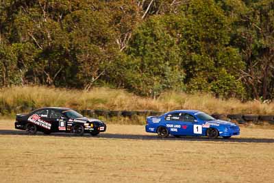 1;8;30-May-2010;Australia;Ford-Falcon-AU;Gary-Bonwick;Grant-Gatland;Morgan-Park-Raceway;QLD;Queensland;Saloon-Cars;Warwick;auto;motorsport;racing;super-telephoto
