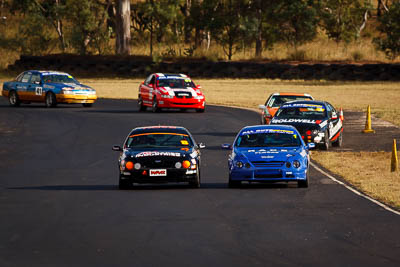 1;8;30-May-2010;Australia;Ford-Falcon-AU;Gary-Bonwick;Grant-Gatland;Morgan-Park-Raceway;QLD;Queensland;Saloon-Cars;Warwick;auto;motorsport;racing;super-telephoto