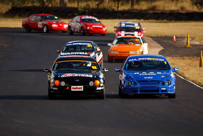 1;8;30-May-2010;Australia;Ford-Falcon-AU;Gary-Bonwick;Grant-Gatland;Morgan-Park-Raceway;QLD;Queensland;Saloon-Cars;Warwick;auto;motorsport;racing;super-telephoto