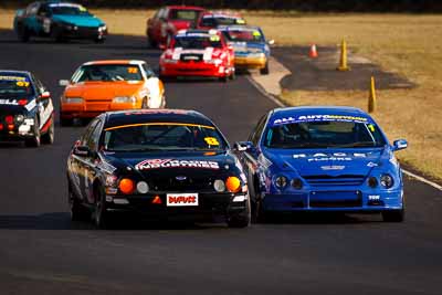 1;8;30-May-2010;Australia;Ford-Falcon-AU;Gary-Bonwick;Grant-Gatland;Morgan-Park-Raceway;QLD;Queensland;Saloon-Cars;Warwick;auto;motorsport;racing;super-telephoto