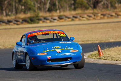 99;30-May-2010;Australia;Improved-Production;Kevin-Brown;Mazda-MX‒5;Mazda-MX5;Mazda-Miata;Morgan-Park-Raceway;QLD;Queensland;Warwick;auto;motorsport;racing;super-telephoto
