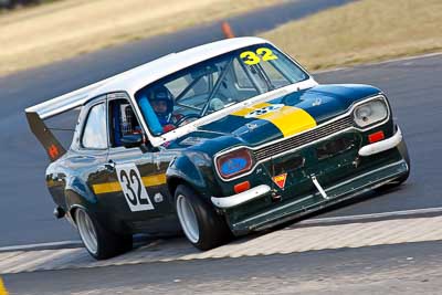 32;30-May-2010;Australia;Ford-Escort-Mk-I;Gary-Goulding;Morgan-Park-Raceway;QLD;Queensland;Sports-Sedans;Warwick;auto;motorsport;racing;super-telephoto