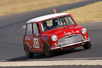 63;30-May-2010;Australia;Gavin-Matthews;Group-N;Historic-Touring-Cars;Morgan-Park-Raceway;Morris-Cooper-S;QLD;Queensland;Warwick;auto;classic;historic;motorsport;racing;super-telephoto;vintage