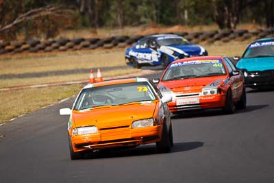 72;30-May-2010;Australia;Ford-Falcon-EA;Morgan-Park-Raceway;QLD;Queensland;Saloon-Cars;Shane-Hunt;Warwick;auto;motorsport;racing;super-telephoto