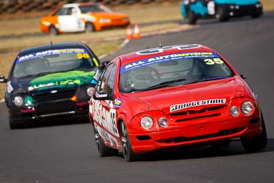 35;30-May-2010;Australia;Chris-Berry;Ford-Falcon-AU;Morgan-Park-Raceway;QLD;Queensland;Saloon-Cars;Warwick;auto;motorsport;racing;super-telephoto