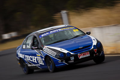 88;30-May-2010;Australia;Brian-Hine;Ford-Falcon-AU;Morgan-Park-Raceway;QLD;Queensland;Saloon-Cars;Warwick;auto;motion-blur;motorsport;racing;super-telephoto