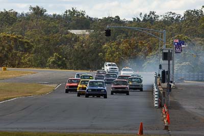 13;6;70;91;30-May-2010;Australia;Bob-Sudall;Group-N;Guy-Gibbons;Historic-Touring-Cars;Holden-Monaro-HG;Holden-Torana-XU‒1;Kevin-Heffernan;Mazda-RX‒2;Morgan-Park-Raceway;QLD;Queensland;Warren-Tegg;Warwick;auto;classic;historic;motorsport;racing;super-telephoto;vintage