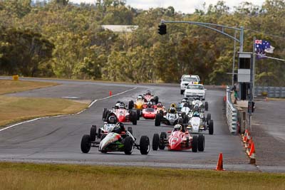 16;33;30-May-2010;Australia;Elfin-NG;Gerbert-FV-1600‒5;John-Doidge;Mike-Smith;Morgan-Park-Raceway;QLD;Queensland;Warwick;auto;motorsport;racing;super-telephoto