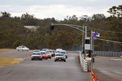 21;35;67;72;8;30-May-2010;Australia;Chris-Berry;Ford-Falcon-AU;Ford-Falcon-EA;Gary-Bonwick;John-Van-Gilst;Lindsay-Kearns;Morgan-Park-Raceway;QLD;Queensland;Saloon-Cars;Shane-Hunt;Warwick;auto;motorsport;racing;super-telephoto