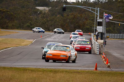 72;30-May-2010;Australia;Ford-Falcon-EA;Morgan-Park-Raceway;QLD;Queensland;Saloon-Cars;Shane-Hunt;Warwick;auto;motorsport;racing;super-telephoto