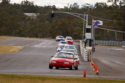 29;30-May-2010;Australia;Ford-Falcon-EA;Jonathan-Fishburn;Morgan-Park-Raceway;QLD;Queensland;Saloon-Cars;Warwick;auto;motorsport;racing;super-telephoto