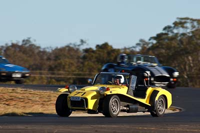 71;1971-Lotus-Clubman-7;24-July-2010;Australia;Charlie-Smith;Morgan-Park-Raceway;QLD;Queensland;Warwick;auto;motorsport;racing;super-telephoto