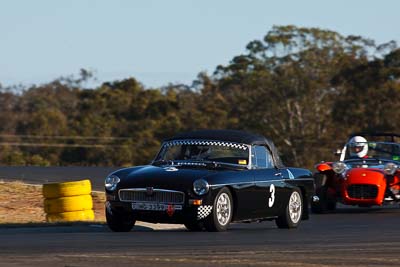 3;1966-MGB;24-July-2010;Australia;Morgan-Park-Raceway;Peter-Rose;QLD;Queensland;Warwick;auto;motorsport;racing;super-telephoto