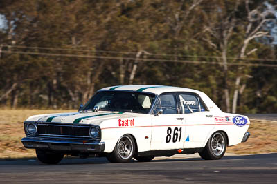 861;1968-Ford-Falcon-XT-GT;24-July-2010;Australia;Morgan-Park-Raceway;QLD;Queensland;Simon-Trapp;Warwick;auto;motorsport;racing;super-telephoto