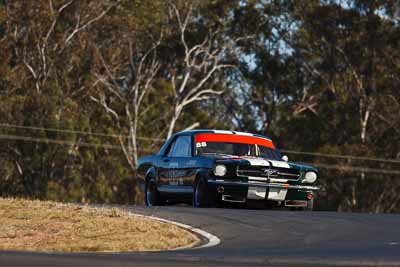 88;1964-Ford-Mustang;24-July-2010;Australia;Greg-Toepfer;Group-N;Historic-Touring-Cars;Morgan-Park-Raceway;QLD;Queensland;Warwick;auto;classic;motorsport;racing;super-telephoto;vintage