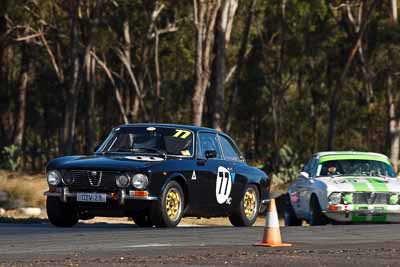 77;1972-Alfa-Romeo-GTV-2000;24-July-2010;Australia;Group-N;Historic-Touring-Cars;John-Wishart;Morgan-Park-Raceway;QLD;Queensland;Warwick;auto;classic;motorsport;racing;super-telephoto;vintage