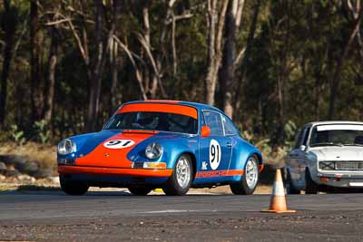 91;1969-Porsche-911-Carrera;24-July-2010;Australia;Don-Thallon;Group-N;Historic-Touring-Cars;Morgan-Park-Raceway;QLD;Queensland;Warwick;auto;classic;motorsport;racing;super-telephoto;vintage