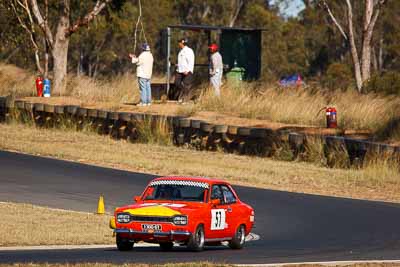 57;1971-Ford-Escort;24-July-2010;Australia;Group-N;Historic-Touring-Cars;Ian-Wilks;Morgan-Park-Raceway;QLD;Queensland;Warwick;auto;classic;motorsport;racing;super-telephoto;vintage