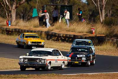 50;1970-Ford-Falcon-GTHO;24-July-2010;Australia;Graeme-Wakefield;Group-N;Historic-Touring-Cars;Morgan-Park-Raceway;QLD;Queensland;Warwick;auto;classic;motorsport;racing;super-telephoto;vintage