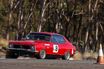 8;1972-Holden-Torana-XU‒1;24-July-2010;Australia;Bruce-Dummett;Group-N;Historic-Touring-Cars;Morgan-Park-Raceway;QLD;Queensland;Warwick;auto;classic;motorsport;racing;super-telephoto;vintage