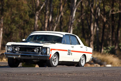 50;1970-Ford-Falcon-GTHO;24-July-2010;Australia;Graeme-Wakefield;Group-N;Historic-Touring-Cars;Morgan-Park-Raceway;QLD;Queensland;Warwick;auto;classic;motorsport;racing;super-telephoto;vintage