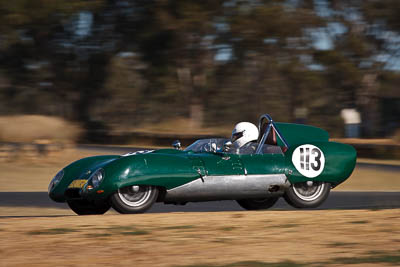 113;1960-Lolus-Sports;24-July-2010;Australia;Historic-Sports-Racing-Cars;Morgan-Park-Raceway;QLD;Queensland;Warwick;Warwick-McBean;auto;motorsport;racing;super-telephoto