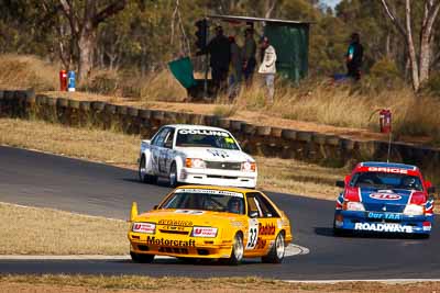 32;1985-Ford-Mustang;24-July-2010;Australia;Brett-Maddren;Group-A;Historic-Touring-Cars;Morgan-Park-Raceway;QLD;Queensland;Warwick;auto;classic;motorsport;racing;super-telephoto;vintage