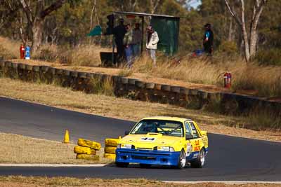 44;1988-Holden-Commodore-VL;24-July-2010;Australia;Group-A;Historic-Touring-Cars;Mark-Taylor;Morgan-Park-Raceway;QLD;Queensland;Warwick;auto;classic;motorsport;racing;super-telephoto;vintage