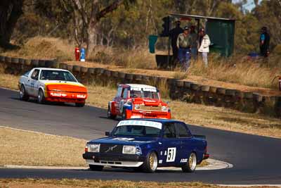 51;1981-Volvo-240T;24-July-2010;Australia;Group-A;Historic-Touring-Cars;Morgan-Park-Raceway;QLD;Queensland;Richard-Prince;Warwick;auto;classic;motorsport;racing;super-telephoto;vintage