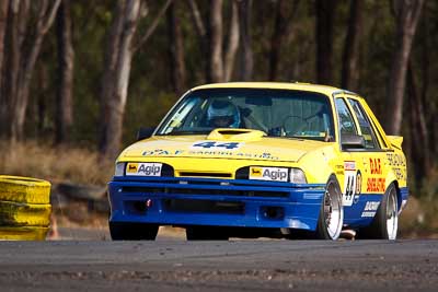 44;1988-Holden-Commodore-VL;24-July-2010;Australia;Group-A;Historic-Touring-Cars;Mark-Taylor;Morgan-Park-Raceway;QLD;Queensland;Warwick;auto;classic;motorsport;racing;super-telephoto;vintage