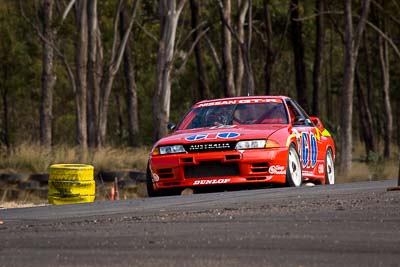 12;1991-Nissan-Skyline-R32-GTR;24-July-2010;Australia;Group-A;Historic-Touring-Cars;Morgan-Park-Raceway;QLD;Queensland;Roderick-Markland;Warwick;auto;classic;motorsport;racing;super-telephoto;vintage