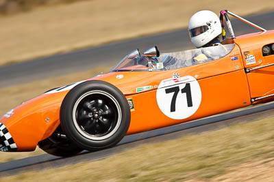 71;1960-Lotus-18-FJ;24-July-2010;Australia;Group-M;Historic-Racing-Cars;Morgan-Park-Raceway;QLD;Queensland;Roger-Ealand;Warwick;auto;motorsport;racing;super-telephoto
