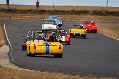 30;24-July-2010;Australia;MG-Midget;Morgan-Park-Raceway;QLD;Queensland;Roger-Marshal;Warwick;auto;motorsport;racing;super-telephoto