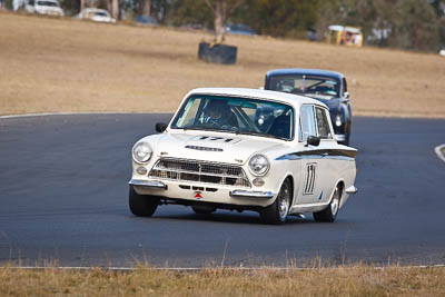 171;1963-Ford-Cortina;24-July-2010;Australia;Gregory-Meredith;Group-N;Historic-Touring-Cars;Morgan-Park-Raceway;QLD;Queensland;Warwick;auto;classic;motorsport;racing;super-telephoto;vintage