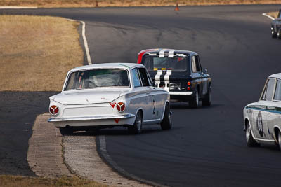 2;1964-Ford-Cortina;24-July-2010;Australia;Bob-Stewart;Group-N;Historic-Touring-Cars;Morgan-Park-Raceway;QLD;Queensland;Warwick;auto;classic;motorsport;oversteer;racing;super-telephoto;vintage