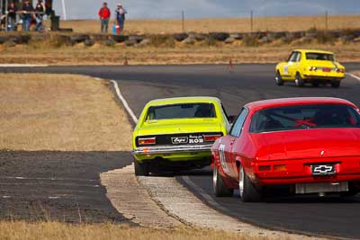 80;1970-Ford-Capri-V6;24-July-2010;Australia;Group-N;Historic-Touring-Cars;Morgan-Park-Raceway;QLD;Queensland;Steve-Land;Warwick;auto;classic;motorsport;racing;super-telephoto;vintage