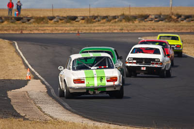 29;1973-Alfa-Romeo-GTV;24-July-2010;Australia;Group-N;Historic-Touring-Cars;Morgan-Park-Raceway;QLD;Queensland;Spencer-Rice;Warwick;auto;classic;motorsport;racing;super-telephoto;vintage