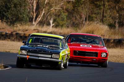 80;1970-Ford-Capri-V6;24-July-2010;Australia;Group-N;Historic-Touring-Cars;Morgan-Park-Raceway;QLD;Queensland;Steve-Land;Warwick;auto;classic;motorsport;racing;super-telephoto;vintage