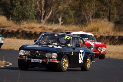 77;1972-Alfa-Romeo-GTV-2000;24-July-2010;Australia;Group-N;Historic-Touring-Cars;John-Wishart;Morgan-Park-Raceway;QLD;Queensland;Warwick;auto;classic;motorsport;racing;super-telephoto;vintage