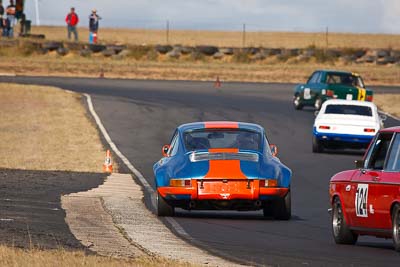 91;1969-Porsche-911-Carrera;24-July-2010;Australia;Don-Thallon;Group-N;Historic-Touring-Cars;Morgan-Park-Raceway;QLD;Queensland;Warwick;auto;classic;motorsport;racing;super-telephoto;vintage