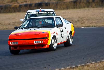 77;24-July-2010;Australia;Craig-Neilson;Group-A;Historic-Touring-Cars;Mitsubishi-Starion;Morgan-Park-Raceway;QLD;Queensland;Warwick;auto;classic;motorsport;racing;super-telephoto;vintage