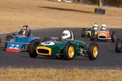 18;1960-Lotus-18-FJ;24-July-2010;Australia;Group-M;Historic-Racing-Cars;Kim-Shearn;Morgan-Park-Raceway;QLD;Queensland;Warwick;auto;motorsport;racing;super-telephoto