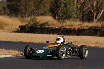 73;1973-Merlyn-Mk24;24-July-2010;Australia;Bill-Vesty;Group-F;Historic-Racing-Cars;Morgan-Park-Raceway;QLD;Queensland;Warwick;auto;motorsport;racing;super-telephoto