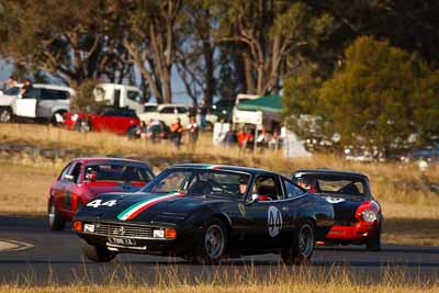 44;1971-Ferrari-365-GTC4;24-July-2010;Australia;Historic-Production-Sports-Cars;Morgan-Park-Raceway;QLD;Queensland;Trevor-Bassett;Warwick;auto;motorsport;racing;super-telephoto