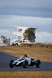 52;1960-Cooper-T52-FJ;24-July-2010;Australia;Historic-Sports-Racing-Cars;Mike-Gosbell;Morgan-Park-Raceway;QLD;Queensland;Warwick;auto;clouds;motorsport;racing;sky;super-telephoto